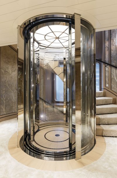 Interiors of M/Y Joy by Studio Indigo